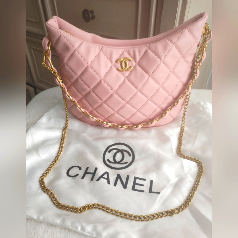 Chanel Funky Town Chain Hobo Quilted